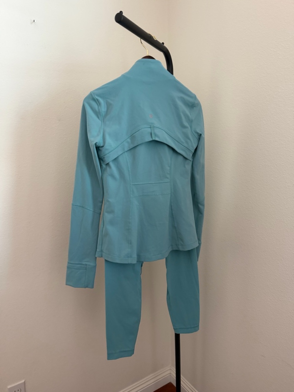 lululemon tidal teal define jacket align 25” High-Rise Performance Leggings set - Picture 6 of 9